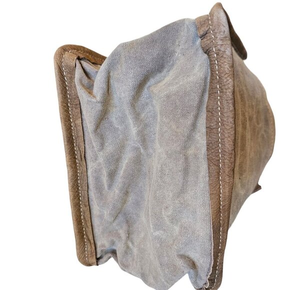 Beer Carrier Cooler Faux Leather Distressed Gift For Man Party 6 Pack Canvas - Picture 6 of 9